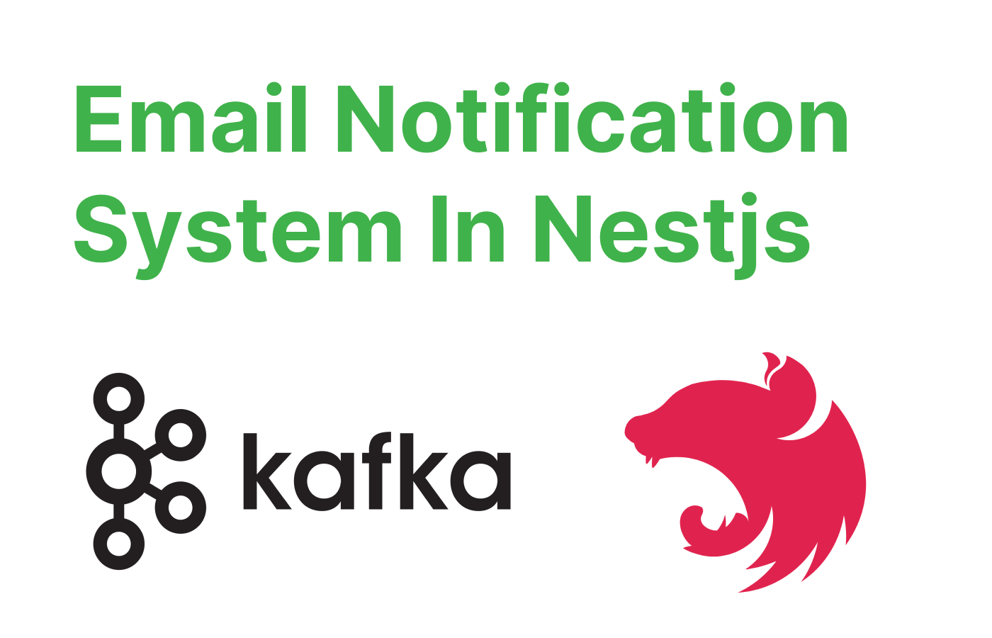 NestJS and Kafka logos